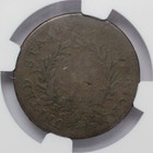 1793 Flowing Hair Large Cent Wreath Vine And Bars S-5 Ngc G 6 Bn