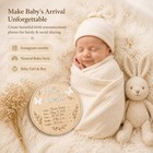 Hello World Baby Announcement Wooden Welcome Baby Sign White Hello World Newb   