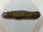 Antique Ixl Wostenholm Sheffield Stag Lockback Folding Dirk Dagger Bowie Knife