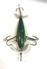 Vintage Pflueger 3 Hook Crackleback Glass Eyes Fishing Lure
