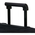 36  2-section Rolling Duffel Bag Luggage Suitcase With Blade Wheels Travel Black