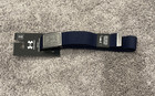 Under Armour Men   s Blue Reversible Stretch Webbing Golf Belt Osfm Brand New