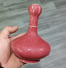 Fine Chinese Collectable Art Hand Red Glaze Porcelain Vase