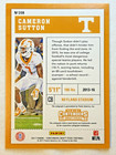 2017 Contenders Draft Picks Bowl Ticket Cameron Sutton  208  99 Tennessee Vols