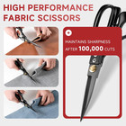 Fabric Scissors Professional Heavy Duty 9 Inch Sharp Fabric Shears For Tailor