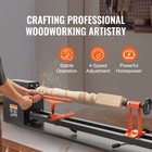 Benchtop Wood Lathe  Power Wood Turning Lathe 14 In X 40 In 0 5 Hp 370w
