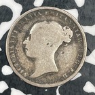 1841 Great Britain 6 Pence Sixpence Lot f8560 Silver 