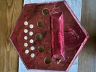 Vintage Red Concertina Accordion Squeeze Box Made In Italy 20 Keys