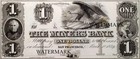 San Francisco Ca - Miners Bank  1-1-1-1 Obsolete Currency Sheet Reproduction