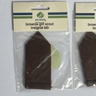 Vtg Girl Scouts Brownie Insignia Tab Lot 3 Nos Usa Made Vest Sash Uniform