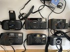 Huge Lot Of 18 Vintage Film   Digital Cameras Accessories Sealed Film Parts 30lb