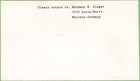 Uruguay 1966 Lufthansa First Flight Cover Montevideo - Geneva  Switzerland