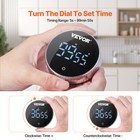 Vevor Digital Kitchen Timer Magnetic Countdown Countup Timer   Large Led Display
