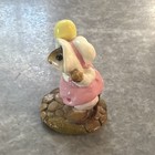 Wee Forest Folk Come Play M-131 Pink Dress Retired Mint Condition  no Box 