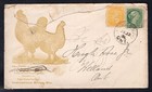 Canada Bridgeburg Ont 1896 Chicken Farm Illustrated Advertising Cover   Letter