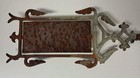 Antique Cast Iron Weathervane Lightning Rod Directional Arrow W tin Tailfin 23 