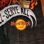 New Hard Rock Cafe 58  X 30  Beach Towell Or Wall Hanging Skeletons   Guitar