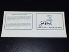 Jack Nicklaus Signed Official 1986 Masters Scorecard Jsa Coa Golf Legend