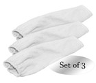 4 Pack X 3 Rehabilitation Advantage Cloth Hand Cone Covers  White  3 Pcs
