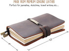 Refillable Handmade Travelers Notebook Leather Travel Journal Notebook For Me   