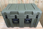 Pelican Hardigg 33x21x21 5  Rolling Footlocker Green Case Military Waterproof