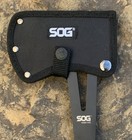 Sog Straight Edge 11 10  420 Stainless Steel Hand Axe G10 Handle W  Nylon Sheath