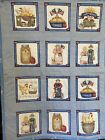Baby Quilt Handmade  36   x45    Crib Blanket Farmhouse Theme Blue Gingham New