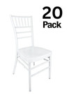 Aluminum Chiavari Chair By Chivari  Wedding  Event  20 Chair Bundle