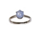 19thc Antique 1  ct Blue Star Sapphire silver Ring  Ancient Persia Sorcery Oracle