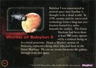 Babylon 5 Special Edition Fleer Skybox 1997 Worlds Of Babylon 5 W1 Epsilon 3