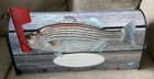 Striped Bass Themed Graphic Mailbox Saltwater Fishing