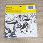 Vintage Superman Sticker Coloring Poster 14 5x11in American Greetings 1992 Dc