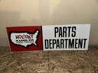 Vintage Rv Holiday Rambler Travel Trailers Camper Service Dept Camping  Sign
