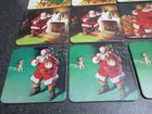Coca Cola Coasters Santa Claus Cork Back Lot Of 25 Coke Christmas Soda Pop