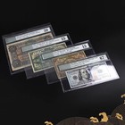 Paper Money Storage Sleeve Holder Case Protector For Pmg Pcgs Graded Banknote
