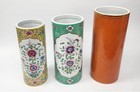 3 Chinese Export Vases 11 75   