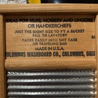 Vintage Double Sided Washboard 18 x 8 5  Dubl Handi Columbus Washboard Co