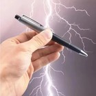 Shocking Electric Pen Prank Shock Trick Novelty Metal Joke Gag Toy Gift Funny