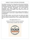 Design Your Own Custom Vinyl Sticker   Upload Your Photo   Personalized Stickers