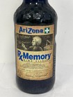 Full Sealed Vintage Bottle Arizona Rx Memory 20 Oz Blue Glass Bottle Rare 