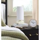 6  Mantle Clock With Alarm Brass - Threshold   