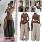 Bohemian Style Jazz Dance Hip Scarf Vintage Ethnic Shawl Wrap Belt Accessory