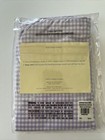 New Pottery Barn Kids Gingham Bolster Cover Purple   White 6x16   