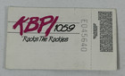 1989 The Rolling Stones Concert Ticket Stub  Dec 19 1989  Denver Co
