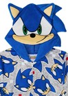 Sonic The Hedgehog Boy s Character Hooded Soft Fleece Pajama Sleeper  Union Suit