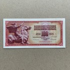 Yugoslavia 100 Dinara Banknote 1986 Yugoslavian Currency Red Paper Money Note