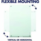 Quartet G4836w 36  H X 48  W Magnetic Glass Dry Erase Board  Gloss  White