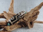 9 Eyes Tibetan Old Agate Dzi Beads Amulet Pendant Bracelet Ancient Gzi Bead F