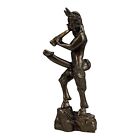 Pan Greek Nude God Of Nature Faunus Phallus Statue Sculpture Bronze Color 7in