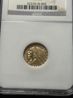 1908  2 50 Indian Quarter Eagle Ngc Ms62